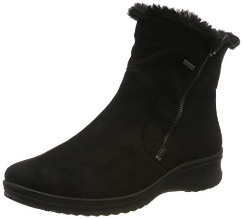 ara München 1248501, Botas de Nieve Mujer, Schwarz, 36 EU