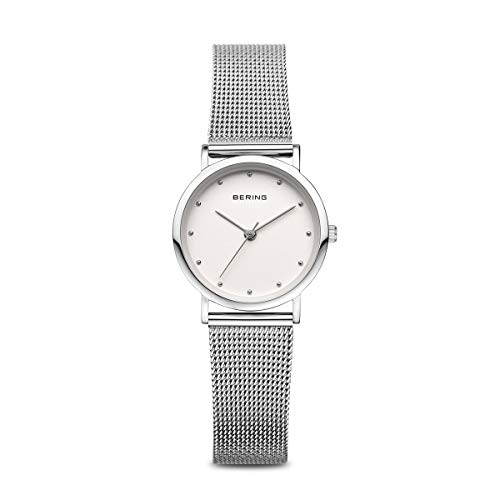 BERING Reloj Analógico para Mujer de Cuarzo con Correa en Acero Inoxidable 13426-000