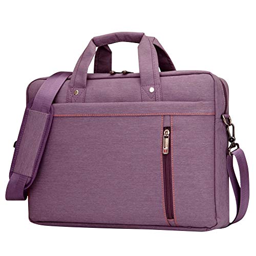 BOTRE Bandolera para Portátil Bolso de Nylon Maletín para laptop 15.6 17.3"Pulgadas Expandible Hidrófugo Bolsa del Hombro para Viajes Negocios Trabajo Escuela Hombres Mujer