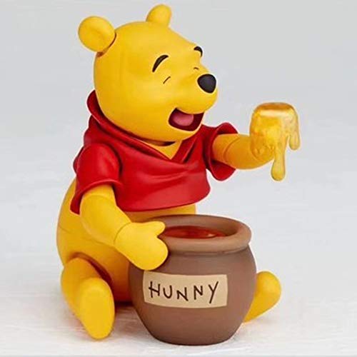 Byrhgood Modelo de Estatua de Anime Modelo de Dibujos Animados Winnie The Pooh, Winnie The Pooh Modelo Estatua, Escritorio Decoración, 10cm