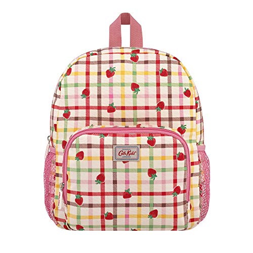 Cath Kids Gingham Check Collection - Mochila para niños, diseño de cuadros, color crema