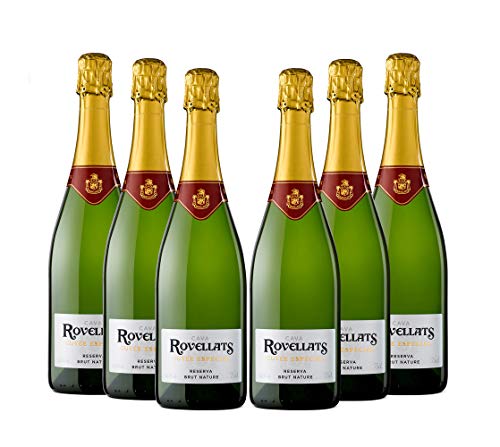 Cava Rovellats - 6 botellas Reserva Cuvée Especial Brut Nature - D.O. CAVA Penedés - Xarel·lo y Macabeo - Crianza mínima: 24 meses - 75 cl