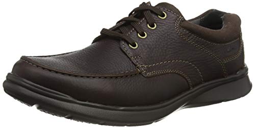 Clarks Cotrell Edge, Zapatos de Cordones Derby para Hombre, Marrón (Brown Oily), 46 EU