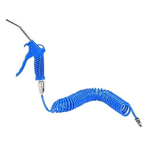 Conector Aire Comprimido Manguera Pistola Con Soplado - De Juego Azul Y Sistema Viento Neumático Eu + Pu (azul)