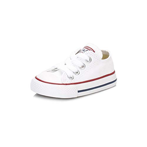 Converse Chuck Taylor All Star, Zapatillas de Lona Infantil, Blanco, 23 EU (7 UK)