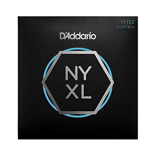 Cuerdas para Guitarra Eléctrica D'Addario NYXL1152 Nickel Wound, Superiores Medium/Inferiores Heavy, 11-52