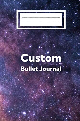 Custom Bullet Journal: NoteBook; Inside pages can be: lined, grid, dotted or blank, 138 pages, size (6x9)