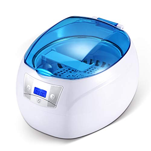 DAND Limpiador Ultrasonidos,Ultrasonidos Jewellery Cleaner 750ml 50w Baño Ultrasónico con Cesta Limpieza para Joyería Anillos Plata Collar Dentaduras Gafas Gafas Relojes Herramientas Tatuaje,900S