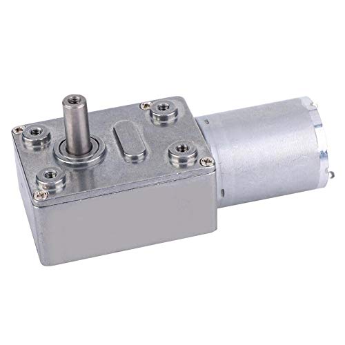 DC 24V 5-150RPM Motor de Engranaje Helicoidal de Torsión Grande Tipo Micro Motor de Reducción de Velocidad de CC Motor de Reducción de Velocidad de Potencia(10RPM)