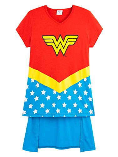 DC Comics Wonder Woman Camisetas Niña, Ropa para Niñas 100% Algodon, Camiseta Niña Manga Corta Mujer Maravilla, Regalos para Niña y Adolescente 5-14 Años (11-12 años)