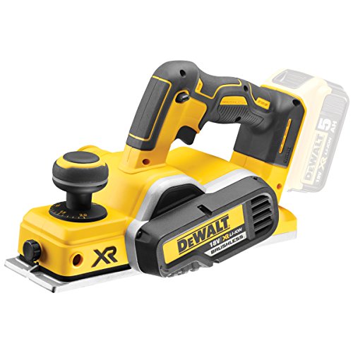 DEWALT DCP580N 18 V XR-Cepillo sin escobillas, iones de litio, color amarillo, Bare Unit, No Battery or Charger