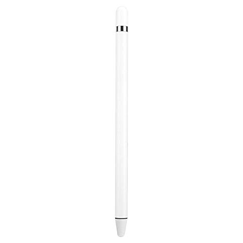 Dpofirs Lápiz Óptico Universal de Pantalla Táctil, Bolígrafo Digital Portátil de Alta Sensibilidad y Precisión, Lápiz Capactivo Activo para Tabletas y Celulares, Opcionales, Toque Suave(Blanco)