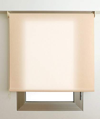 EB ESTORES BARATOS Estor Luminoso Elite (Desde 40 hasta 300cm de Ancho) Permite Paso de Mucha luz, no Permite Ver el Exterior/Interior. Color Beige. Medida 226cm x 200cm para Ventanas y Puertas