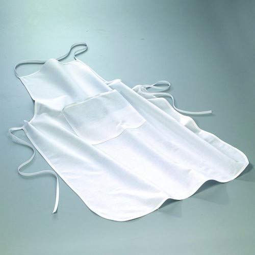 Efco Delantal de algodón con bolsa 60 x 90 cm blanco, 40 x 10 x 2 cm