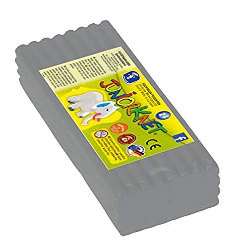 Feuchtmann Spielwaren- Plastilina Flexible, Aprox. 500g-gris, Color Gris Claro (Feuchtmann_628 0305-14)