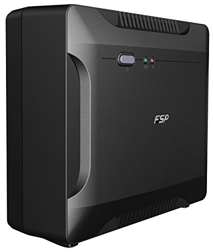 FSP/Fortron Nano 800 - Fuente de alimentación Continua (UPS) (Standby (Offline), Tipo F (Schuko), Compacto, 9 AH, 50/60, Negro)