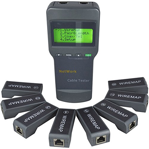 Gain Express Probador Digital De Longitud De Cable Coaxial LAN De Cable con Identificador Remoto 8