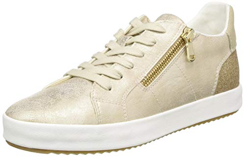 Geox D BLOMIEE A, Zapatillas Mujer, Lt Gold, 35 EU