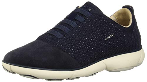 Geox D Nebula C, Zapatillas Deportivas Mujer, Azul (Navy C4002), 39 EU