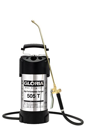 Gloria 505T Profiline, pulverizador de Alto Rendimiento de 5 litros en Acero Inoxidable