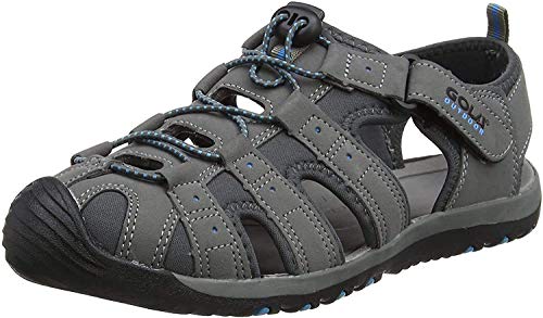 Gola Shingle 3, Sandalias Atléticas, Hombre, Gris (Grey/black/blue), 45 EU