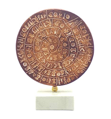 greekartshop PHAISTOS Disk Museum Replica Minoan Palace 1700B.C. El primer tipo móvil