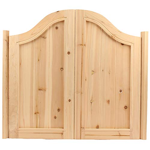 GuoWei Café Puerta de Vaivén de Madera Pastoral Estilo para Restaurante Cocina Jardín Cuarto de Baño, Personalizar (Size : 80cmx80cm)