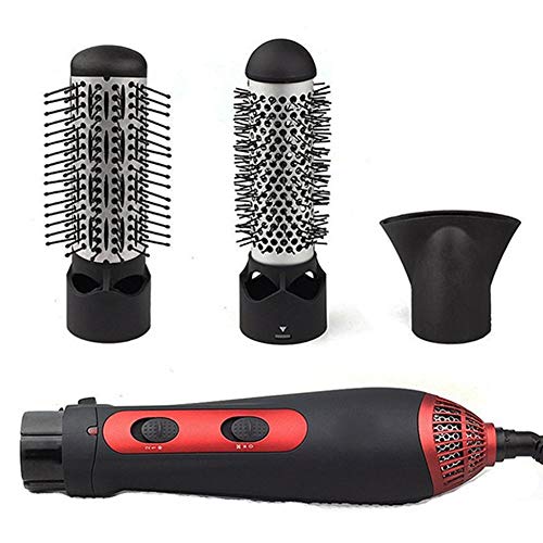 HAIRCURLER Peine De Aire Caliente,Cepillo De Aire Caliente, 3 En 1 Secador Cepillo Cerámica Iónica Multifunción para Todo Tipo del Pelo Reducir La Sequedad Y La Estática