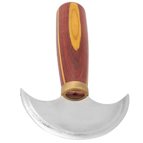 Herramienta de corte artesanal de cuero Cuchillo redondo de cuero Herramienta de corte DIY de cuero de acero de alta velocidad para grabado de corte de cuero(3.5/143mm)