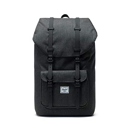 Herschel Little America Mid-volume casual Crosshatch Negro/ Negro, 17L