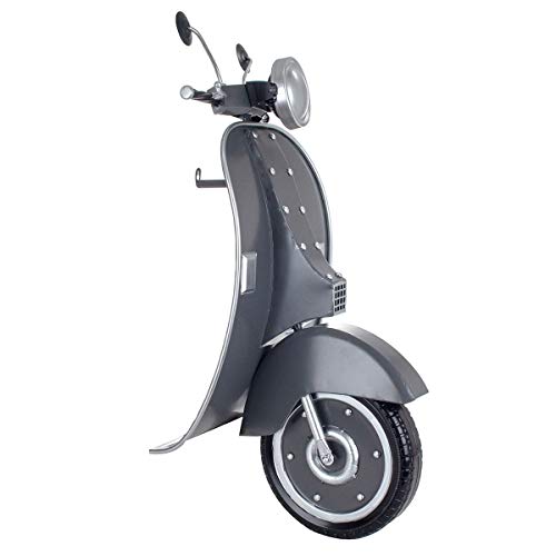 Home Gadgets Adorno de Pared Metalico Vespa Gris 90 cm