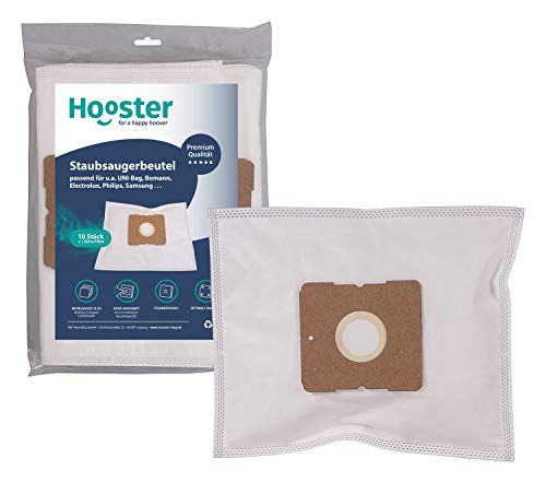 Hooster - 10 bolsas para aspiradoras Princess 1400/1400-0/1400/0 con filtro adicional