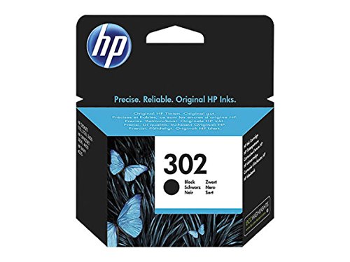 HP 302, F6U66AE - Cartucho de tinta original para HP Envy 4520Capacidad (aprox): 190 páginas / 5 % de cobertura; Color: negro., color (01) 1x cartuccia - nero