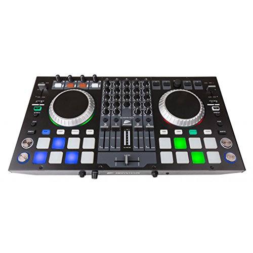 JB Systems de DJ Kontrol 4 profesional de 4 canales Controlador MIDI Incluye software Virtual DJ Le