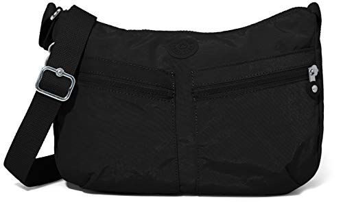 Kipling Womens Izellah - Body cruzado (12 x 33 x 23 cm), color negro