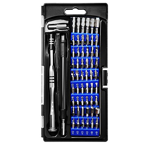 Kit Destornilladores de Precision Magnética 57 en 1, Eventronic Destornilladores Herramientas de Reparación para Laptop, Ordenador, Gafas, Portátil, Dispositivo