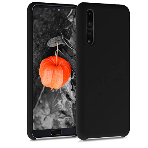 kwmobile Funda Compatible con Huawei P20 Pro - Carcasa de TPU para móvil - Cover Trasero en Negro Mate