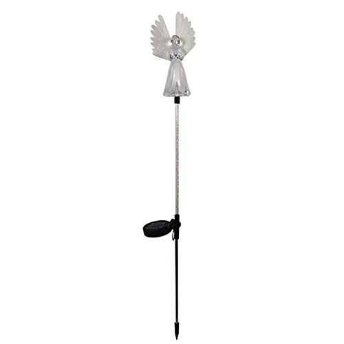 Lámpara de ángel impermeable con energía solar para exteriores, jardín, patio, patio, decoración de luces