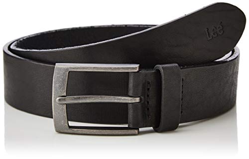 Lee Structured Belt Cinturón, Negro (BLACK 01), 105 para Hombre