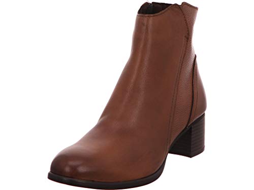 MARCO TOZZI 2-2-25399-35, Botas Cortas al Tobillo Mujer, Coñac Antic Comb, 39 EU