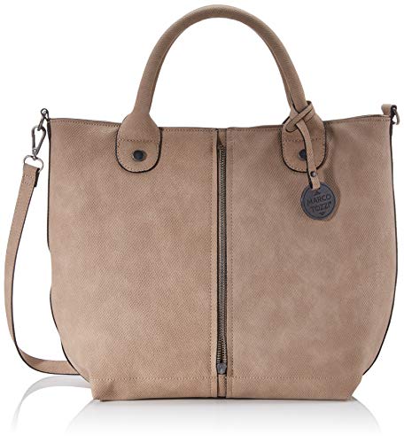 Marco Tozzi Mujer 2-2-61027-24 – Bolso de muñeca 14 x 30 x 40 cm, color Beige, talla 14x30x40 cm (B x H x T)