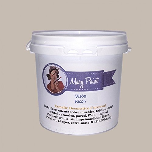 Mary Paint | Pintura para muebles efecto Chalk Paint, Visón - 750ml