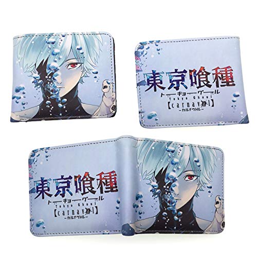 MARYBHJJ Hombres Mujeres Unisex PatróN Anime Wallets Carteras Plegable Cuero PU, Ventana IdentificacióN Titular De La Tarjeta De CréDito Monedas Bolsillo Clip De Dinero Flash Naruto