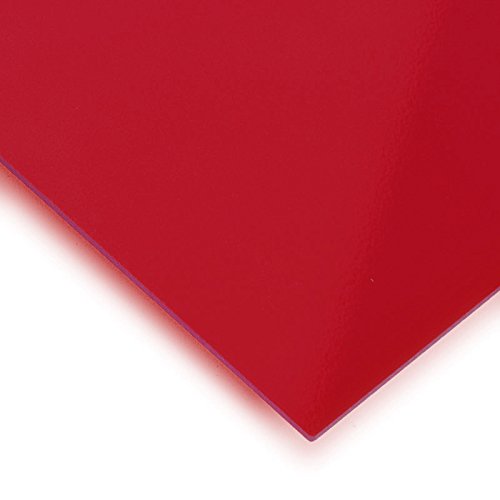 Metacrilato rojo transparente - DINA5 x 3 mm