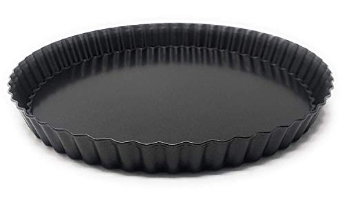 MGE - Molde de Horno Rizado - Base Desmontable - Recubrimiento Antiadherente - Diámetro 24 cm