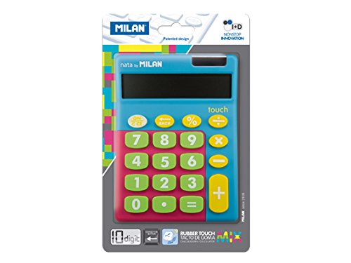 Milan 159906TMBBL - Calculadora, 10 dígitos, multicolor