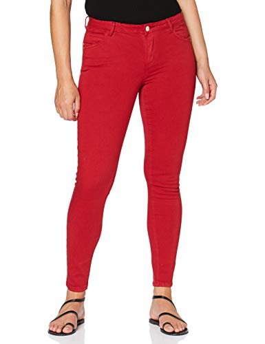 Morgan Pantalon Skinny Taille Standard 5 Poches Petra Casuales, Cereza, T40 para Mujer