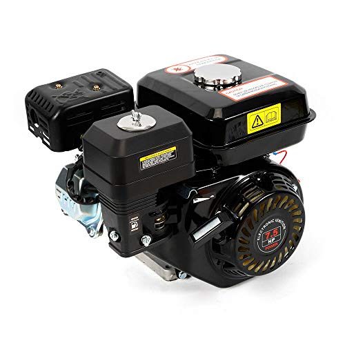 Motor de gasolina de 4 tiempos Yunrux, motor de 5,1 kW, motor de kart, 7,5 HP, color negro