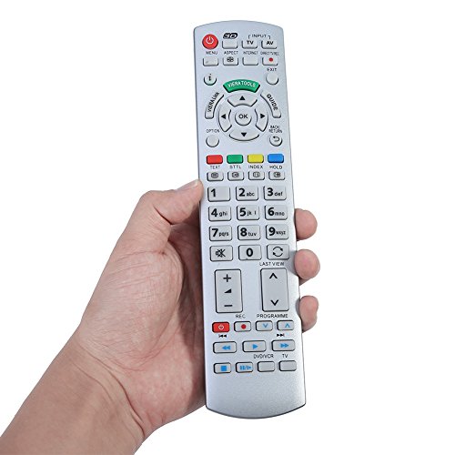 Naroote 【????? ?????? ?????????】 Mando a Distancia de TV, para Pan-asonic N2QAYB000504 N2QAYB000673 N2QAYB000785 TX-L37EW30 TX-L42ES31