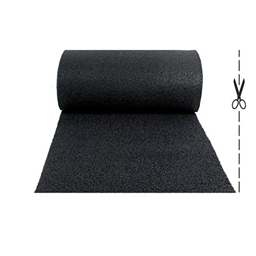 Olivo.Shop – Alfombra antideslizante de rizo de vinilo para entrada externa. Felpudo a medida de vinilo, atrapa la suciedad y lavable para interior (100 x 050 cm)